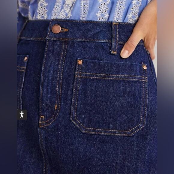 BNWT BODEN denim patch pocket mini skirt - Picture 5 of 14